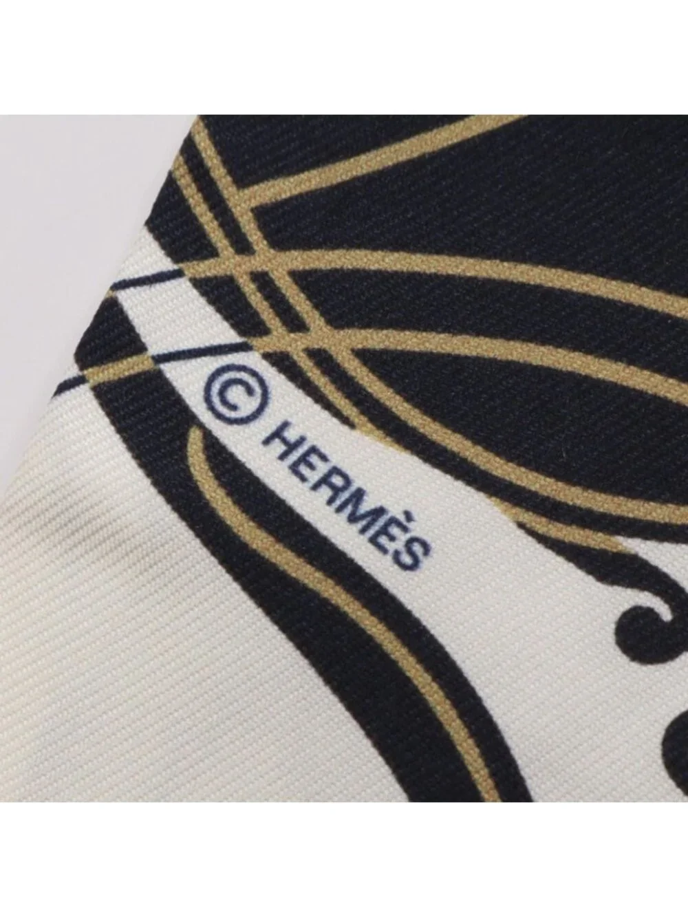 Hermes Scarf Twill Ex Libris Silk